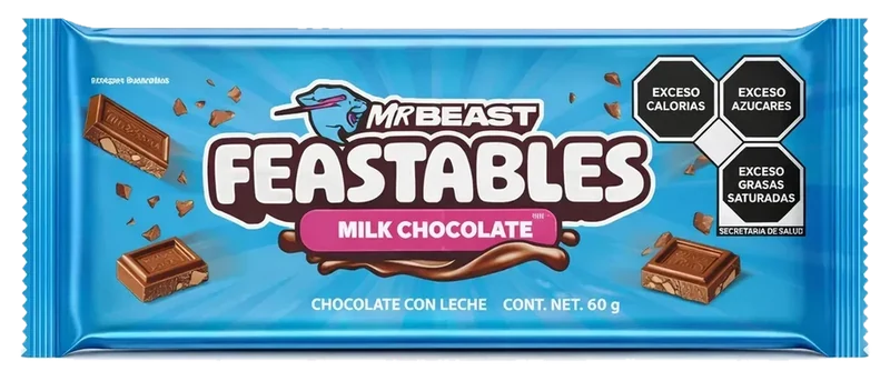 Chocolates Feastables MrBeast