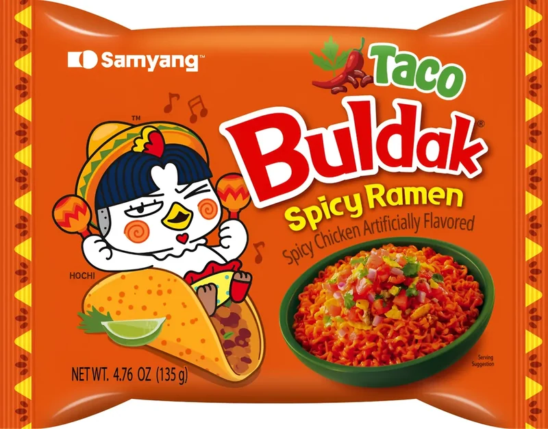 Ramen Buldak Taco