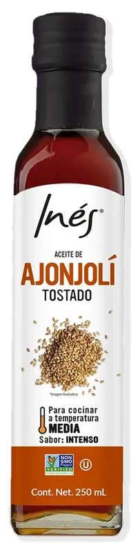 Aceites gourmet Ajonjolí tostado Inés