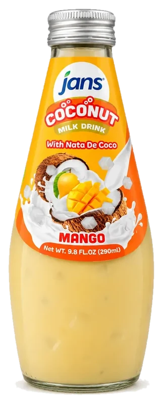Bebida Jans con nata de coco Mango