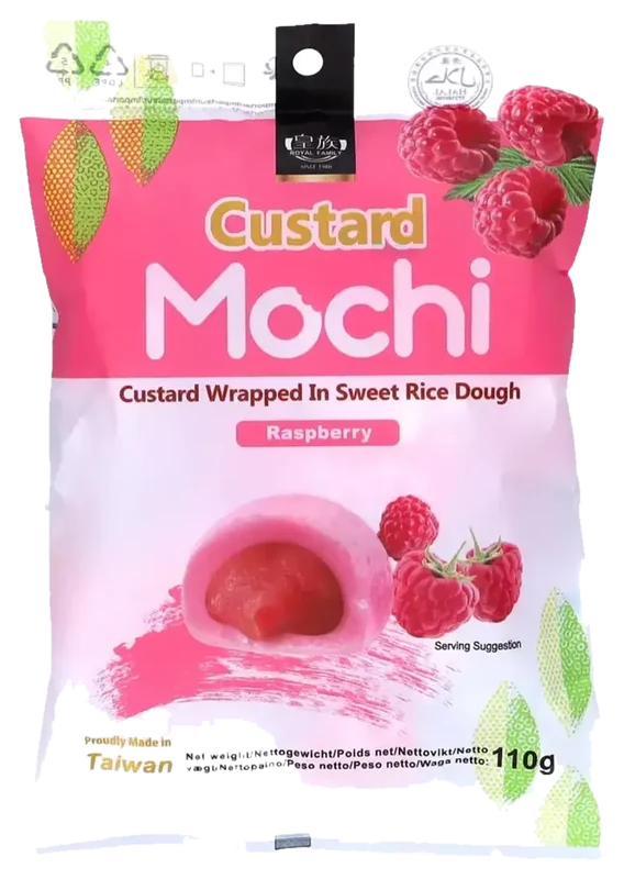 Mochi Royal Family Custard Frambuesa