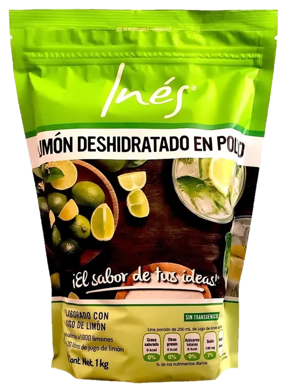 Chile chiltepín y limón en polvo Limón en polvo Inés