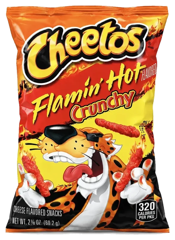 Snacks y dulces importados Cheetos Flamin' Hot americano