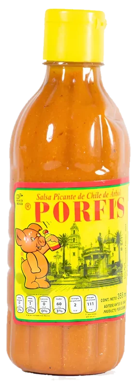 Salsas picantes mexicanas Porfis Chile de árbol molido