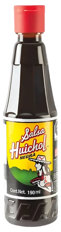 Salsas picantes mexicanas Huichol Negra marisquera
