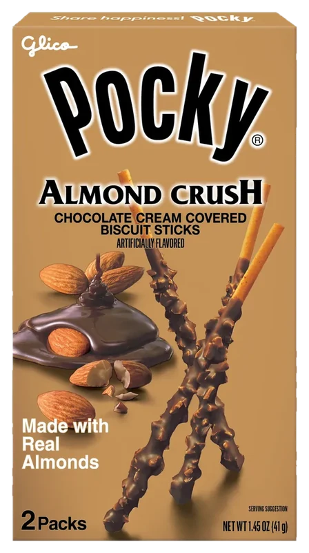 Galleta Pocky Almond Crush · Chocolate con almendra
